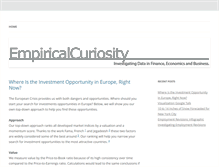 Tablet Screenshot of empiricalcuriosity.com